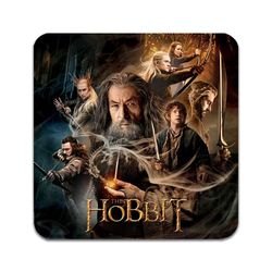 Glasbrikker (2-pak): The Hobbit, stilrene bordskånere med unikke og levende motiver