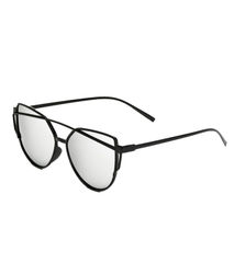 Retro solbriller Black Mirror Glass + Senile String