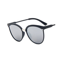 Retro solbriller Black Mirror Glass + Senile String