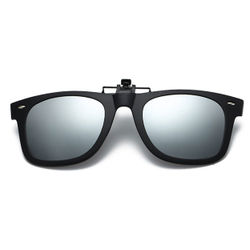 Clip-on Wayfarer solbriller speilglass for eksisterende briller
