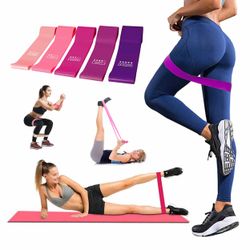 5-Pack Training Band Resistance Band til træning Yoga Home Rehab