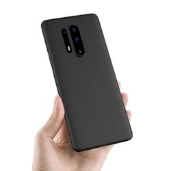 Tynn svart OnePlus 8 Pro Mobile Shell Case Støtfanger