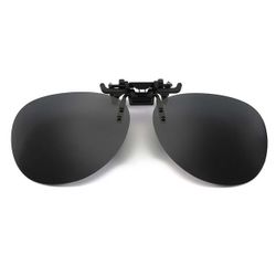 Clip-on Aviator Sunglasses Pilot Glasses Black
