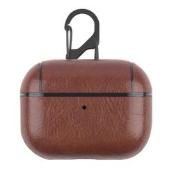 Mørkebrune Apple Airpods Pro taske Case Beskyttende Case Læder Læder