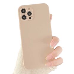iPhone 14 Pro Tunt Beige Mobile Shell Lens Protection TPU