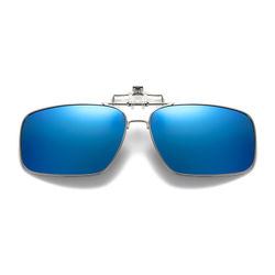 Flip Up Metal Clip-on solbriller Flip Up Blue
