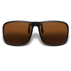 Flip Up Solbriller Clip-On Brown
