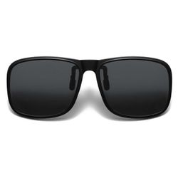 Flip Up Solbriller Clip-On Black