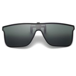 Sport Clip On Solbriller Flip Up Green