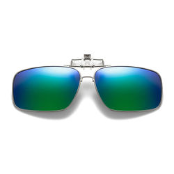 Flip Up Metal Clip-on solbriller Flip Up Green