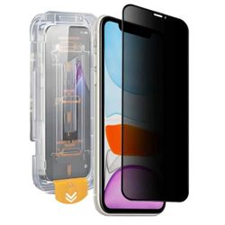 Easy Install iPhone 12 Pro Personvern Skjermbeskytter HD Herdet Glass
