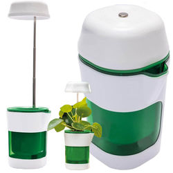LED-plantelampe med selvvanningspotte - Fullspektret plantebelysning