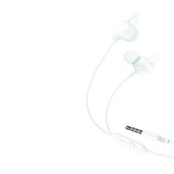 XO In-Ear Headset med 3,5mm kontakt og mic - Hvit