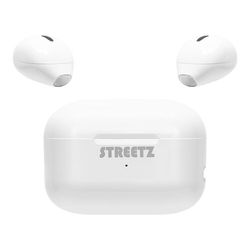 STREETZ Bluetooth Mini Headset med ladedeksel - Hvit