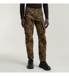 G-Startil mænd. D02190-D553-G739 Rovic Zip 3D Regular Tapered-bukser grøn (38/32), Casual, Bomuld