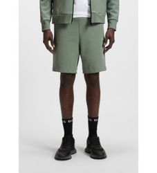 BOSStil mænd. 50537199 Headlo Rib Shorts grøn (XL), Casual, Sport, Bomuld, Multisport