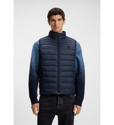 BOSStil mænd. 50549243 Vesten Odeno2 navy (46), Casual, Polyester, Blå