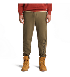 Timberlandtil mænd. TB0A5YFBA581 Bukser med børstet ryg, grøn (L), Casual, Syntetisk