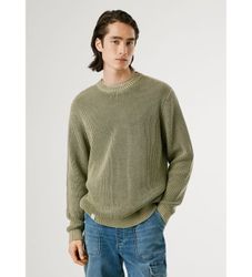 Pepe Jeanstil mænd. PM7000022 Parker grøn trøje (M), Casual, Bomuld