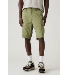 Levi'stil mænd. 001KG-0013 Carrier Cargo Bermuda shorts grøn (30), Casual, Bomuld