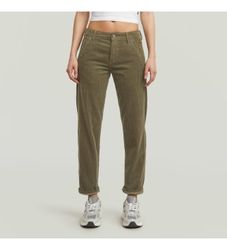 G-Startil kvinder. D25257-E169-C249 Kate Boyfriend Chino-bukser grøn (27/32), Casual, Bomuld