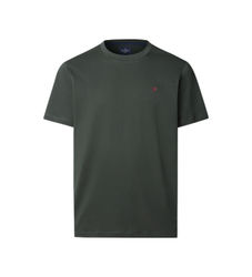 Hackett Londontil mænd. HM5000039 T-shirt Ss Logo grøn (M), Casual, Bomuld, Korte ærmer