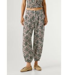 Pepe Jeanstil kvinder. PL2100059 Ary grønne bukser (M), Casual, Viscose