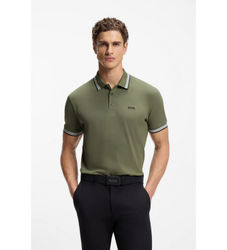 BOSStil mænd. 50469055 Grøn Paddy-polo (XXL), Casual, Bomuld, Korte ærmer