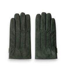 Hackett Londontil mænd. HM0400134 Handsker i læder Commuter Nubuck Touch grøn (L), Casual, Klassisk