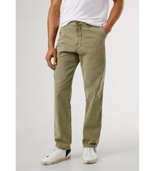Pepe Jeanstil mænd. PM2100007 Bukser Regular Chino Canvas grøn (32), Casual, Bomuld