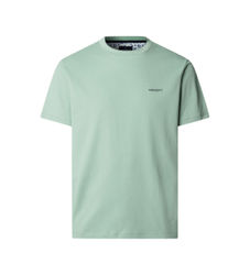 Hackett Londontil mænd. HM5000092 T-shirt Island grøn (L), Casual, Bomuld, Korte ærmer