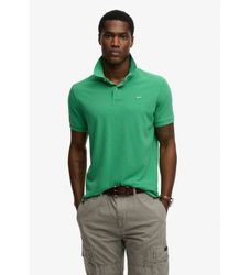 Superdrytil mænd. M1110452A Polo Classic Pique grøn (XL), Casual, Bomuld, Klassisk, Korte ærmer