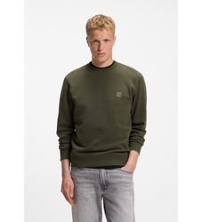 BOSStil mænd. 50509323 Grøn Westart-sweatshirt (L), Casual, Bomuld