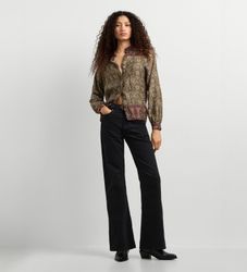 Pepe Jeanstil kvinder. PL3051569 Hera bluse grøn (XL), Casual, Bomuld, Lange ærmer