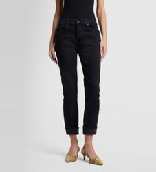 7 For All Mankindtil kvinder. JSDTC880SN Slim mid-rise jeans sort (26), Casual