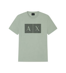A|X Armani Exchangetil mænd. 8NZTCKZ8H4ZU7210 Afslappet grøn T-shirt (XL), Casual, Bomuld, Korte ærmer