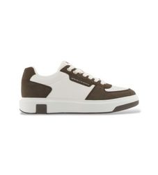 A|X Armani Exchangetil mænd. XM002204AF21442MZ441 Grønne livsstilssko (42), 3-5 cm, Blonder, Casual, Polyester