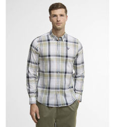 Barbourtil mænd. MSH5295 Kidd grøn skjorte (XXL), Casual, Bomuld, Lange ærmer