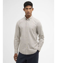 Barbourtil mænd. MSH5023 Lomond grøn skjorte (XXL), Casual, Bomuld, Lange ærmer