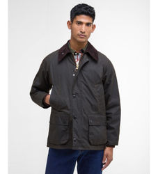 Barbourtil mænd. MWX0010 Klassisk Bedale brun vokset jakke (44), Casual, Grøn, Bomuld