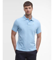 Barbourtil mænd. MML0358 Original blå poloshirt (XXL), Casual, Bomuld, Korte ærmer