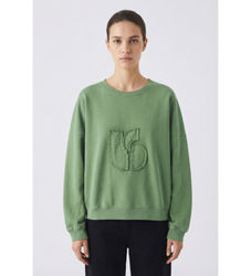 BA&SHtil kvinder. 1E26MAIA Sweatshirt Maia grøn (36), Casual, Bomuld