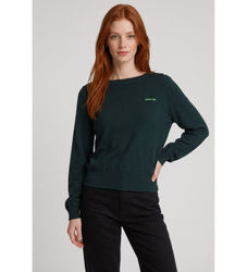 Bellerosetil kvinder. BW262917 K1008S Jersey Gerhi striber grøn, sort (XS), Casual, Bomuld, Lange ærmer