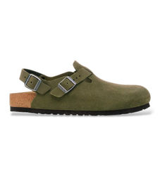 Birkenstocktil mænd. 1030616 Tokio lædertræsko (Regular pasform) grøn (42), Fast, Ruskind, Ingen, Casual