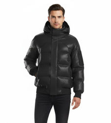 BOSStil mænd. 50544323 Bomber Hysolte sort (L), Casual, Polyester