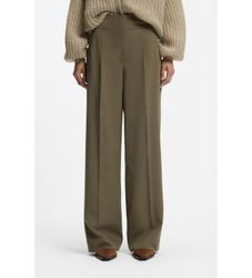 BOSStil kvinder. 50558096 Tarima bukser olivengrøn (38), Casual, Klassisk, Viscose