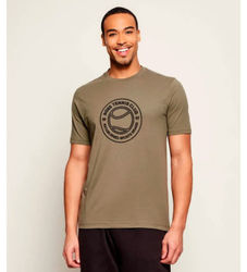 BOSStil mænd. 50553648 T-shirt med grøn tennis-illustration (XL), Casual, Bomuld, Korte ærmer