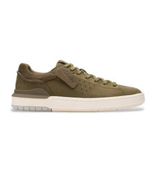 Clarkstil mænd. 26181324 Courtlite2 Run lædersko grøn (44.5), Fast, Blonder, Casual