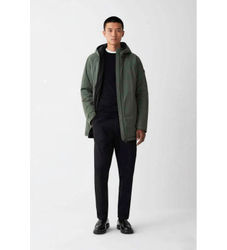 Colmartil mænd. 1129 Lang grøn elastisk jakke (46), Casual, Polyester