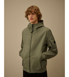 C.P. Companytil mænd. 20CMOW729A005968A Jakke CP Linse grøn (L), Casual, Polyester